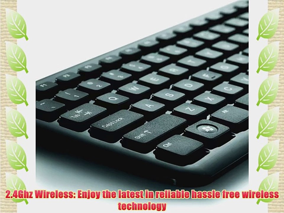 Verbatim Wireless Slim Keyboard and Mouse Black 96983