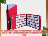 Gright Wireless Bluetooth 3.0 Universal Pocket Folding Keyboard for Smartphones - Iphone Htc?Samsung