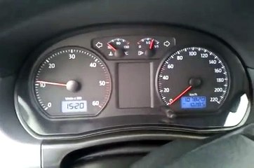 VW POLO 1.4 TDI cold start -10°C