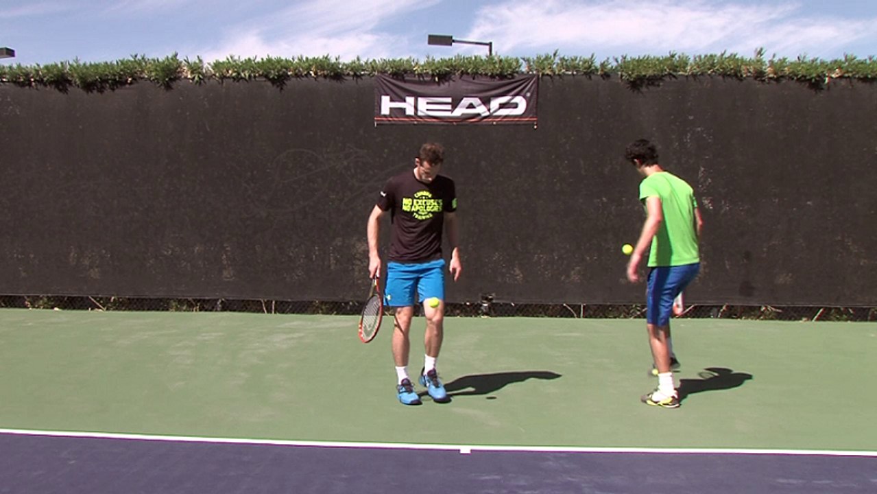 Frame & Play Level 7 "Kicks" with Andy Murray and Fernando Verdasco