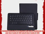 VSTN?Acer Iconia A1-830 Bluetooth Keyboard Portfolio Case - DETACHABLE Bluetooth Keyboard Stand