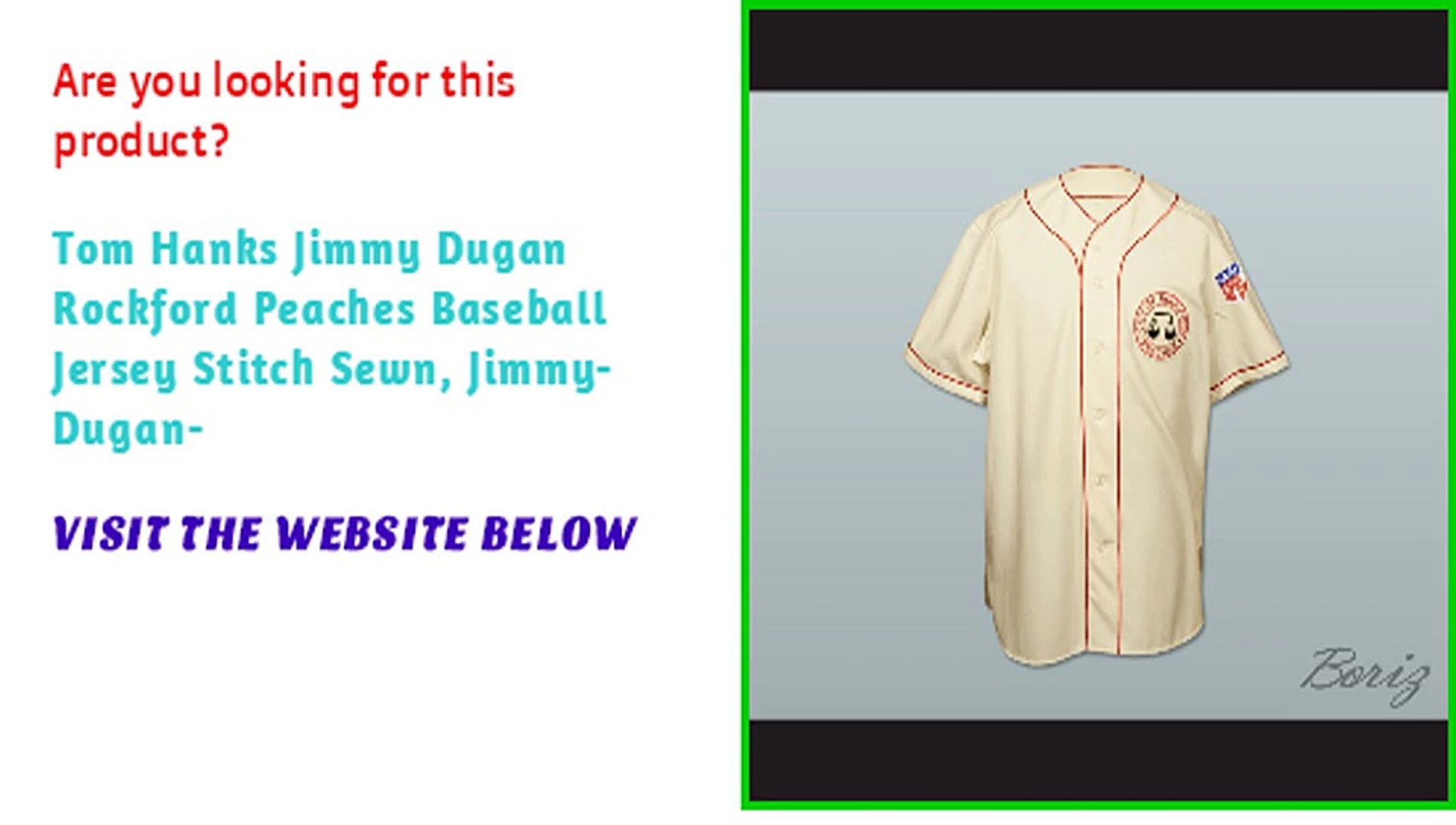 jimmy dugan jersey