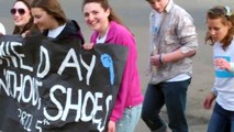 One Day Without Shoes walk, Mahtomedi High - TOMS SHOES..