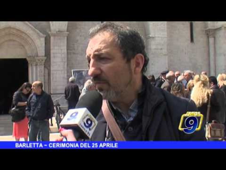 BARLETTA | La cerimonia del 25 aprile