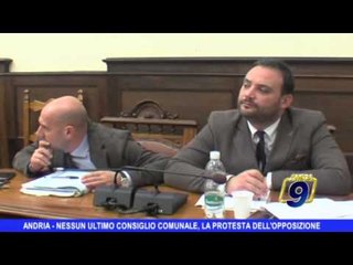 ANDRIA | Nessun ultimo consiglio comunale, la protesta dell'opposizione