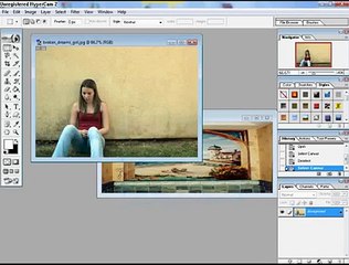 درس قص الصوره ودمجها مباشره باستخدام الفوتوشوب