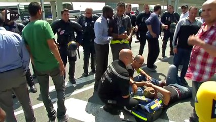 Un chauffeur de taxi renversé par un VTC à Roissy
