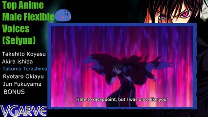 Top Anime Male Flexible Voices