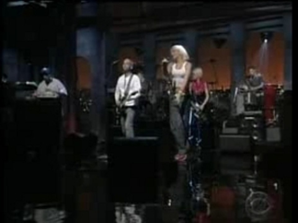 Gwen Stefani & Moby-Live Letterman South