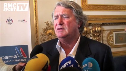 Laurent Bourgnon porté dipasru - De Kersauson : "C'est assez angoissant !"