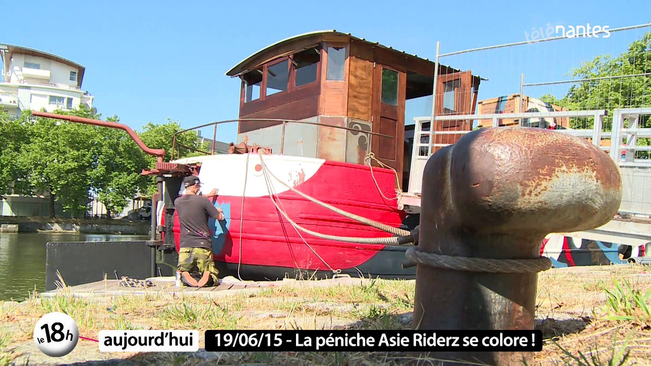 VAN 2015 : La péniche "Asie Riderz" se colore