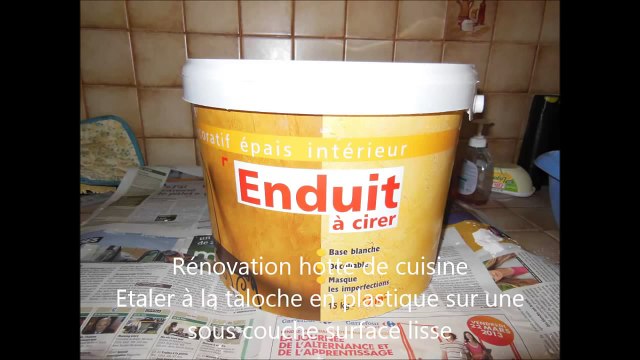RENOVATION CUISINE RUSTIQUE PEINTURE LIBERON BOISINE FLEUR DE SEL