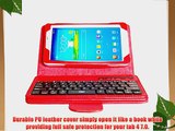 Samsung Galaxy Tab 4 7.0 Case with Keyboard Boriyuan Portable Removable Detachable Wireless