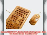 Impecca KBB500C 100% Bamboo Handcrafted Keyboard