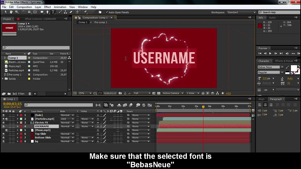 After Effects 2D Sync Intro Template [FREE EDIT+TUTORIAL]