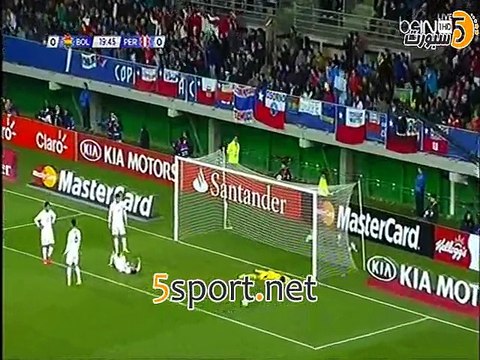 اهداف مباراة ( بوليفيا 1-3 بيرو ) ربع نهائي كوبا أمريكا 2015