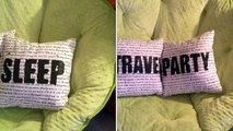 Easy DIY Dorm Pillows