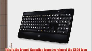 Logitech K800 Keyboard Wireless EN/FR 920-002368