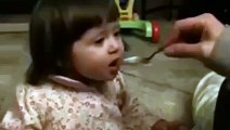 The funniest baby reaction to eating grapefruit! The end is awesome!