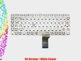 New US Layout White Keyboard for HP Pavilion dv5-2000 dv5t-2000 CTO dv5-2100 dv5t-2100 CTO