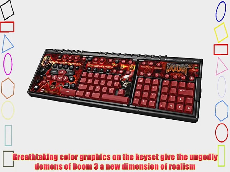 Ideazon Zboard Doom 3 Keyset