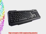 FOME Wfirst G601-M Ghost Shark Water Resistant Wear-resisting USB ABS Wired Gaming Keyboard
