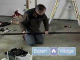 Garage Doors: Learn How to Install Electrical Garage Doors: Free Online Lessons : Attach Rail to Head: Electric Garage Door Installation: Free Online Video Lesson