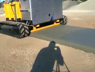 amazing paving machine