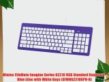 Wintec FileMate Imagine Series K2210 USB Standard Keyboard - Blue Lilac with White Keys (3FMNK2210UPU-R)