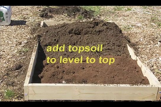 Building Raised Garden Beds for Organic Gardening with Vegetables, Flowers and Herbs