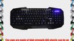 AGPtek? 3-level Blue USB LED Illuminated Ergonomic Backlit Wired Gaming Keyboard with 7 Multimedia