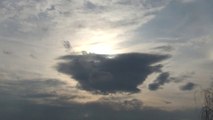 Strange clouds and optical phenomenon HD