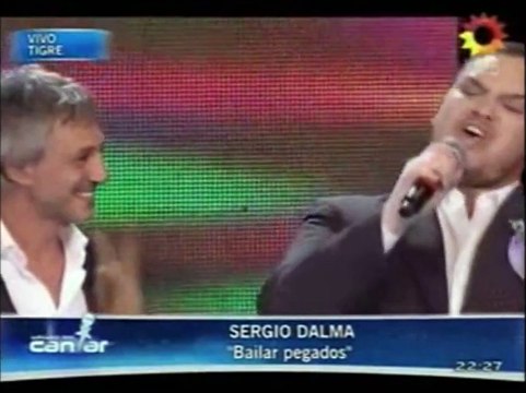 Juan Pablo Schroh y Sergio Dalma Bailar Pegados en Soñando por Cantar