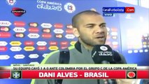 Dani Alves critica el árbitro tras perder 1-0 ante Colombia en la Copa América 2015