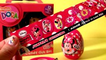 Surprise Boxes Christmas in July Disney Minnie Mouse Surprise Eggs & Nickelodeon Dora the Explorer