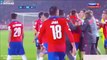 Jorge Fucile Expulsion & Pelea entre Jugadores de Chile & Uruguay - Copa America 2015 HD