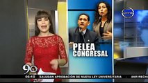 Cecilia Chacón y Mesías Guevara protagonizaron bochornosa pelea en el Congreso