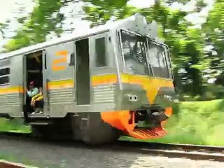 Kereta api : Indonesia Electric Train at Bintaro