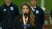 Elizabeth Marvelly performing God defend New Zealand  23rd june 2012 All Blacks vs Ireland (Anthem)
