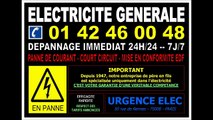 ELECTRICITE - ELECTRICIEN RUE DIDOT - 0142460048 - 75014 - PARIS 14 - DEPANNAGE 24/24 7/7