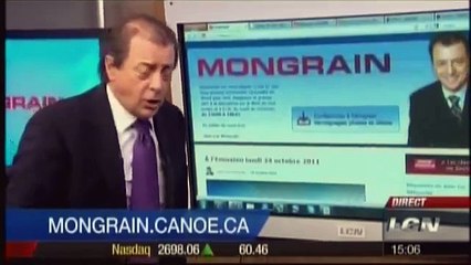 Jean-Luc Mongrain et sa petite danse avançons/reculons des libéraux de Jean Charest