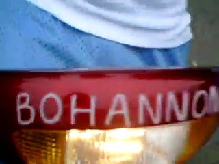 Guy gets kicked in the Balls on Moped