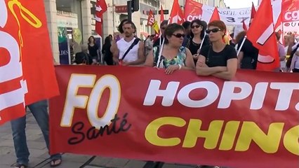 Les professionnels de la santé dans la rue