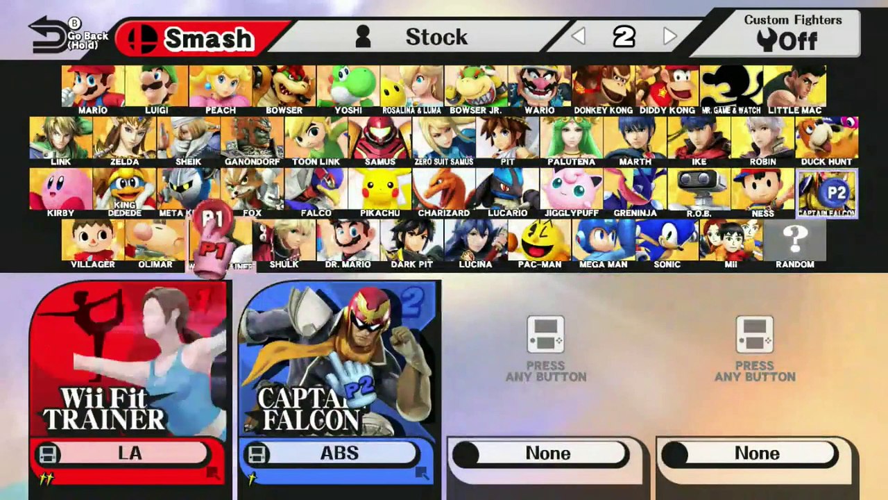 DU Smash 4 Tournament - LA(Little Mac, Bowser) vs  ABS(Captain Falcon)- Loser's Bracket