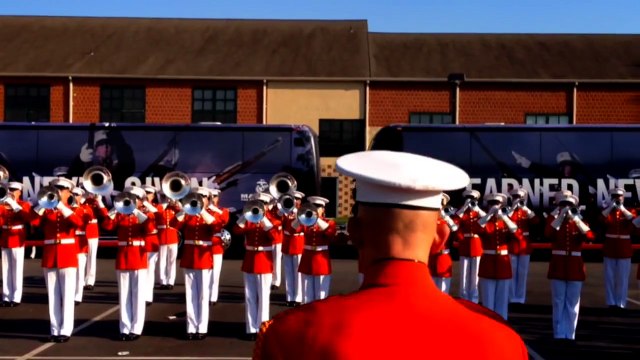 US Marine Drum & Bugle Corps - Warmup [Quality Audio]