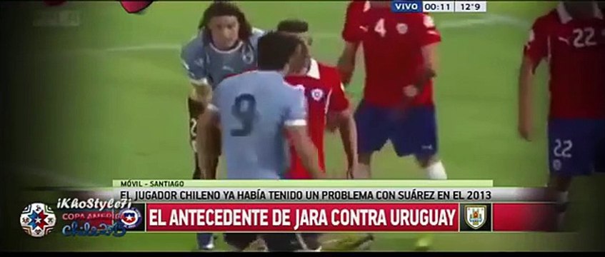 Gonzalo Jara ya había provocado a Luis Suárez como a Edinson Cavani