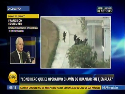 Francisco Eguiguren: 'No soy proterrorista, la operación Chavín de Huántar fue ejemplar'