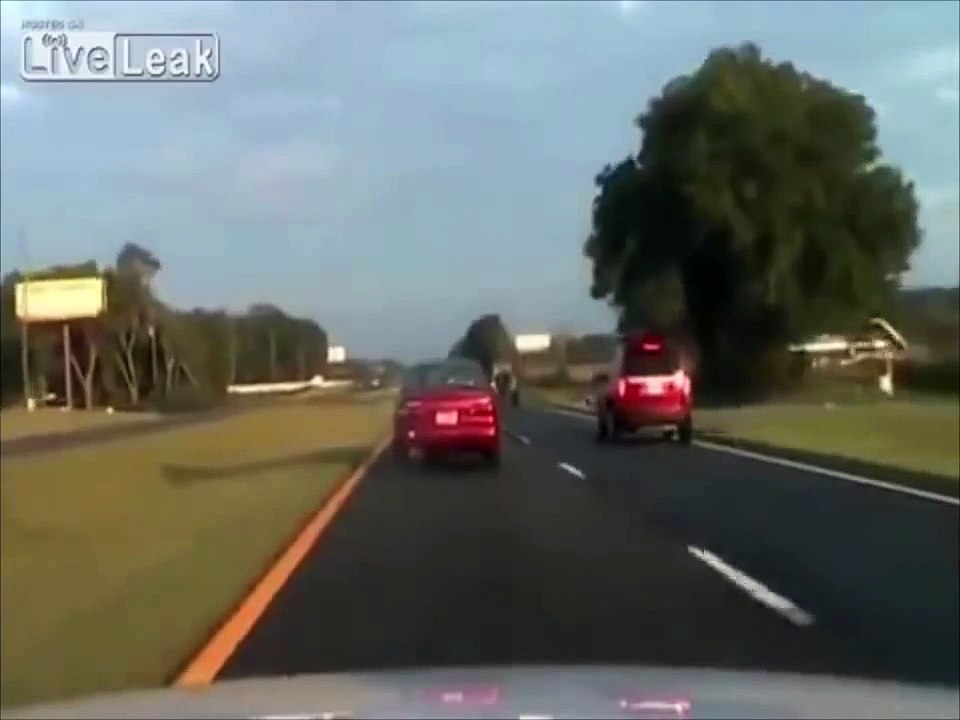 Car Goes Flying During Police Pursuit - Dashcam Video