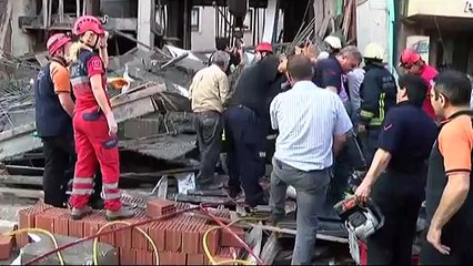 İnşaatta beton faciası: 2 yaralı