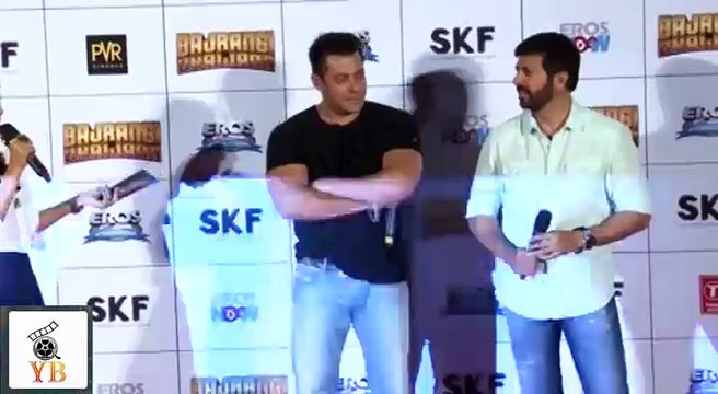 Salman Khan & Kabir KHan @Bajrangi BHaijan Official Trailer Launch